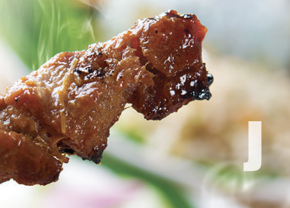 香茅牛肉串 beef skewers
