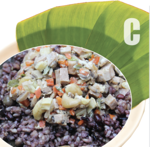 荷葉飯 lotus rice