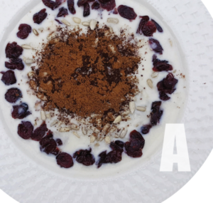 蔓越莓燕麥粥 cranberry oatmeal