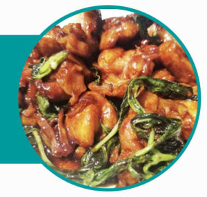 九層塔麻香雞 chicken