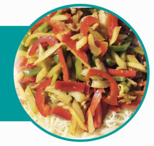意麵 bell pepper noodles