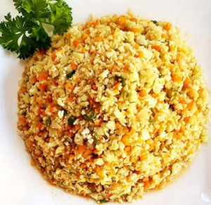 花椰菜炒 cauliflower rice